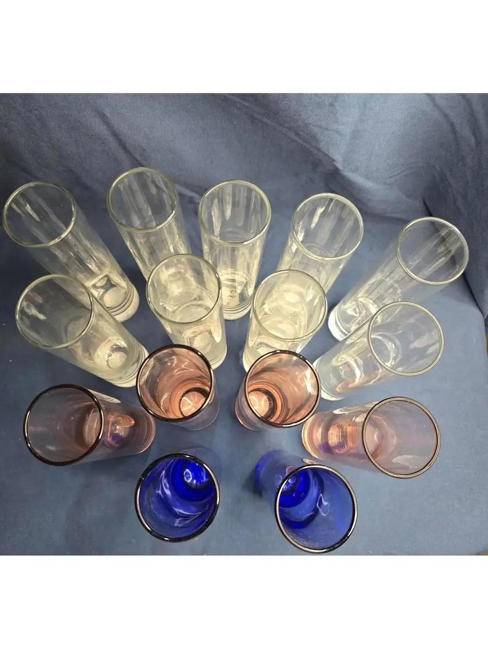 Set of 15 Vintage Tall 7.5